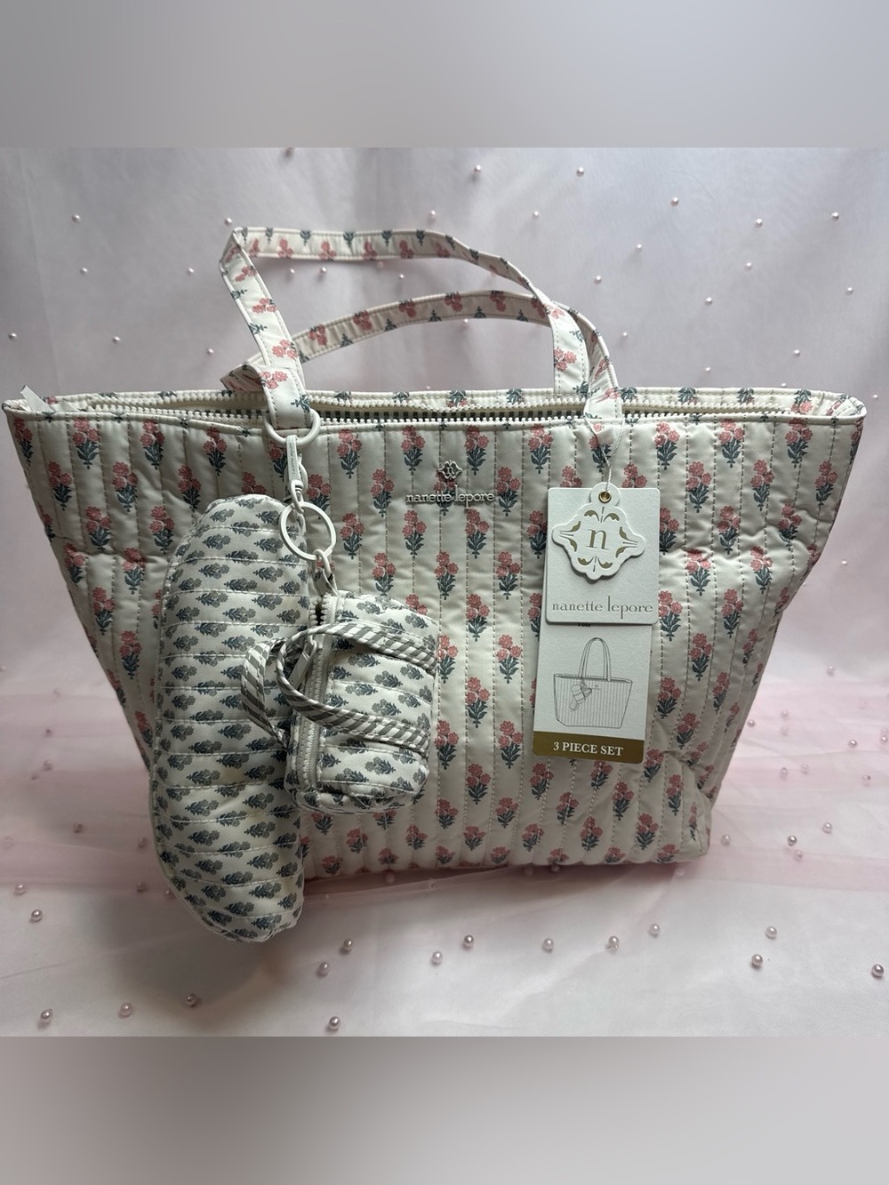 Nanette Lepore Jessamine Quilted Tote- Option #2 Weekend At Grandmas Style 💐